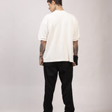 Camiseta Quadrilê Oversized Offwhite