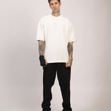 Camiseta Quadrilê Oversized Offwhite