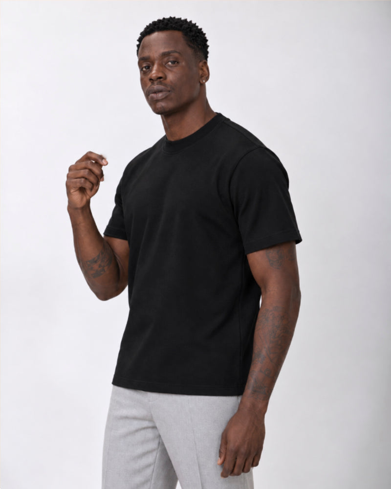 Camiseta Bossa Suedine Preta