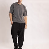 Camiseta Oversized BOX Suedine Grafite