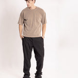 Camiseta Oversized BOX Suedine Marrom Estonado