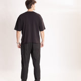 Camiseta Oversized BOX Suedine Preto