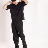 Camiseta Oversized BOX Suedine Preto