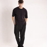 Camiseta Oversized BOX Suedine Preto