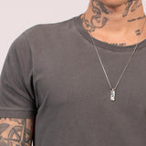 Camiseta Clássica Pré-Lavada de Algodão Premium Grafite