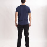 Camiseta Tecnológica Modal Masculina Azul Marinho