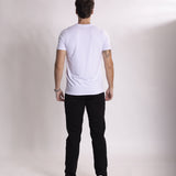 Camiseta Tecnológica Modal Masculina Branco