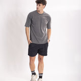 Camiseta Oversized 1.0 Pré-lavada de Algodão Premium Grafite