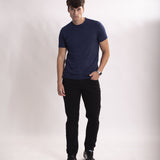 Camiseta Tecnológica Modal Masculina Azul Marinho