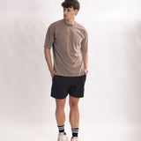 Camiseta Oversized 1.0 Pré-lavada de Algodão Premium Marrom Estonado
