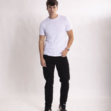 Camiseta Tecnológica Modal Masculina Branco