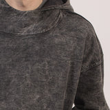 Moletom Box com Capuz Marmorizado