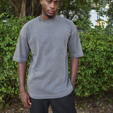 Camiseta Oversized 3.0 Pré-lavada de Algodão Premium Grafite