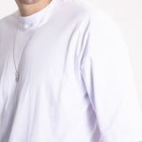 Camiseta Oversized 3.0 Pré-lavada de Algodão Premium Branca
