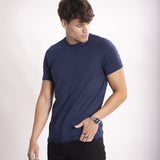 Camiseta Tecnológica Modal Masculina Azul Marinho