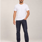Camiseta Clássica Pré-Lavada de Algodão Premium Branco
