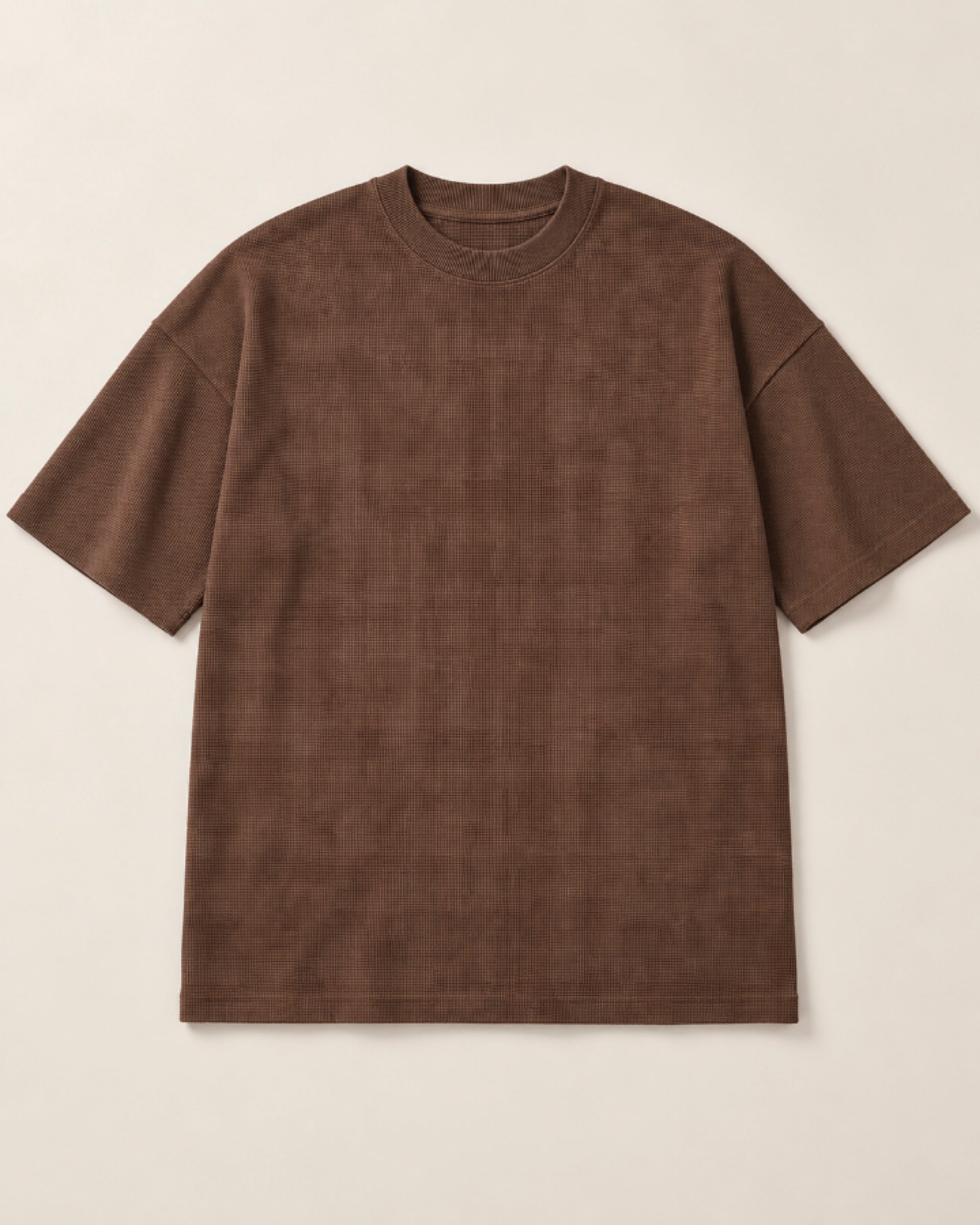 Camiseta Quadrilê Oversized Marrom