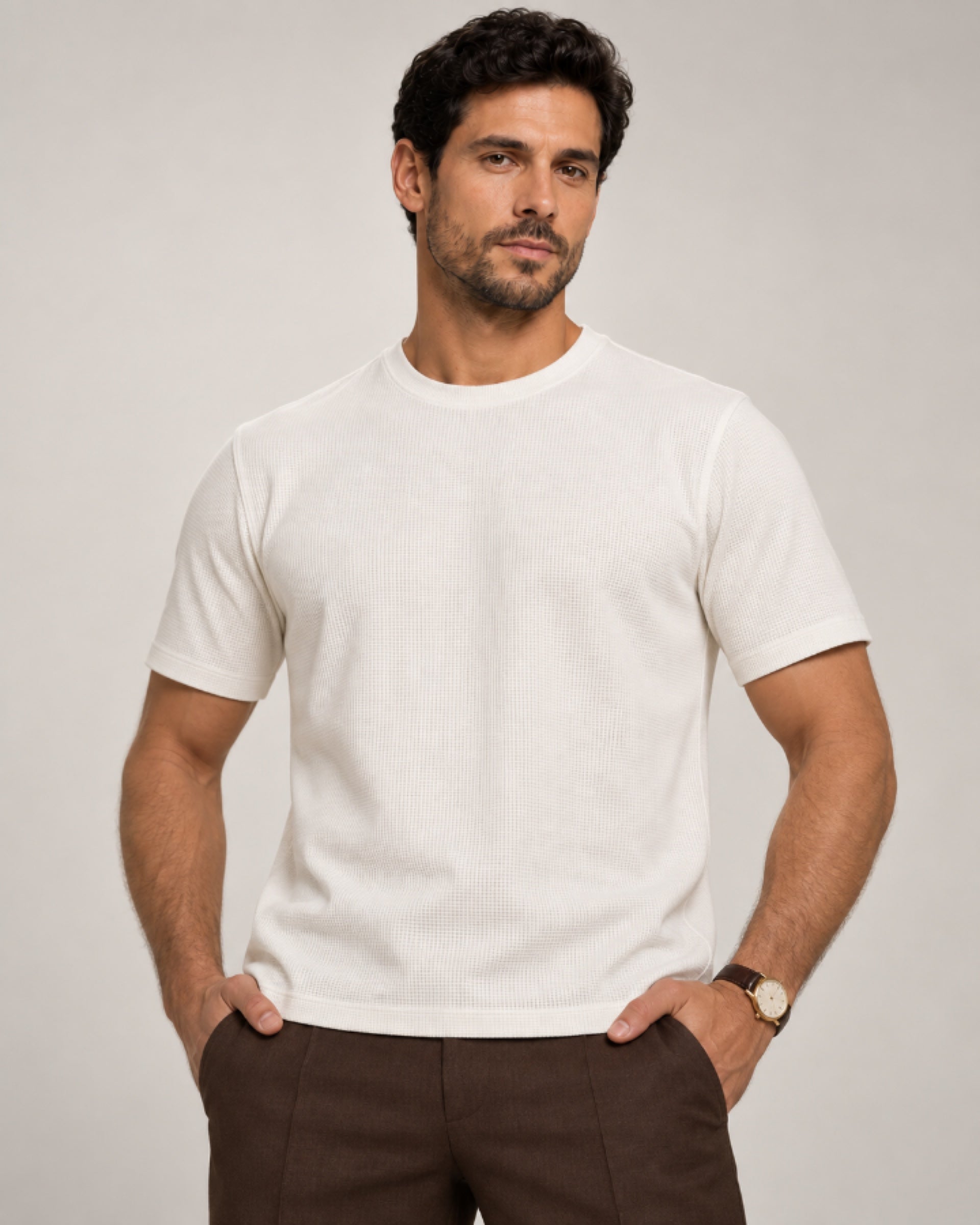 Camiseta Quadrille Classic Offwhite