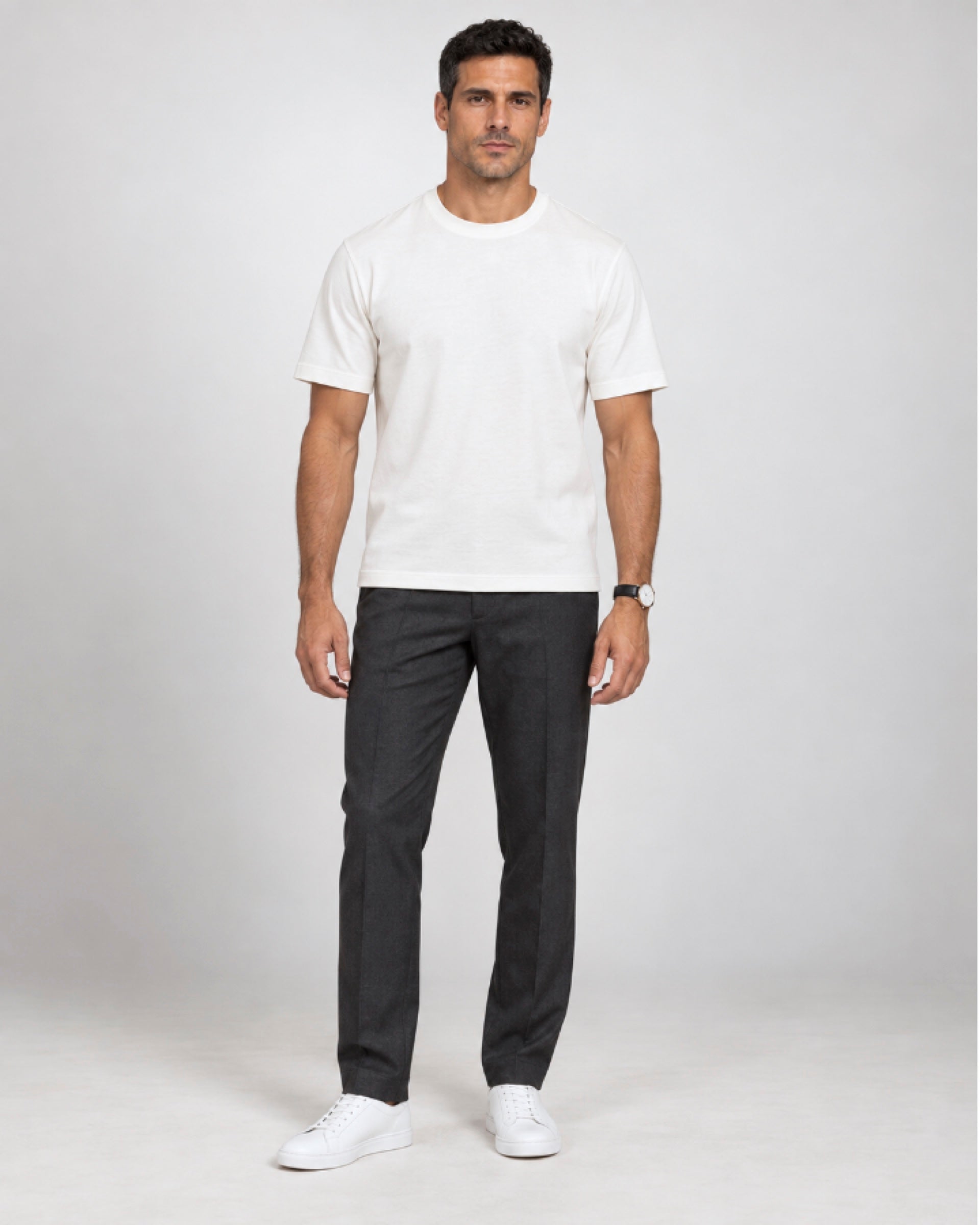 Camiseta Bossa Suedine Offwhite