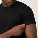 Camiseta Tecnológica Modal Masculina Preto