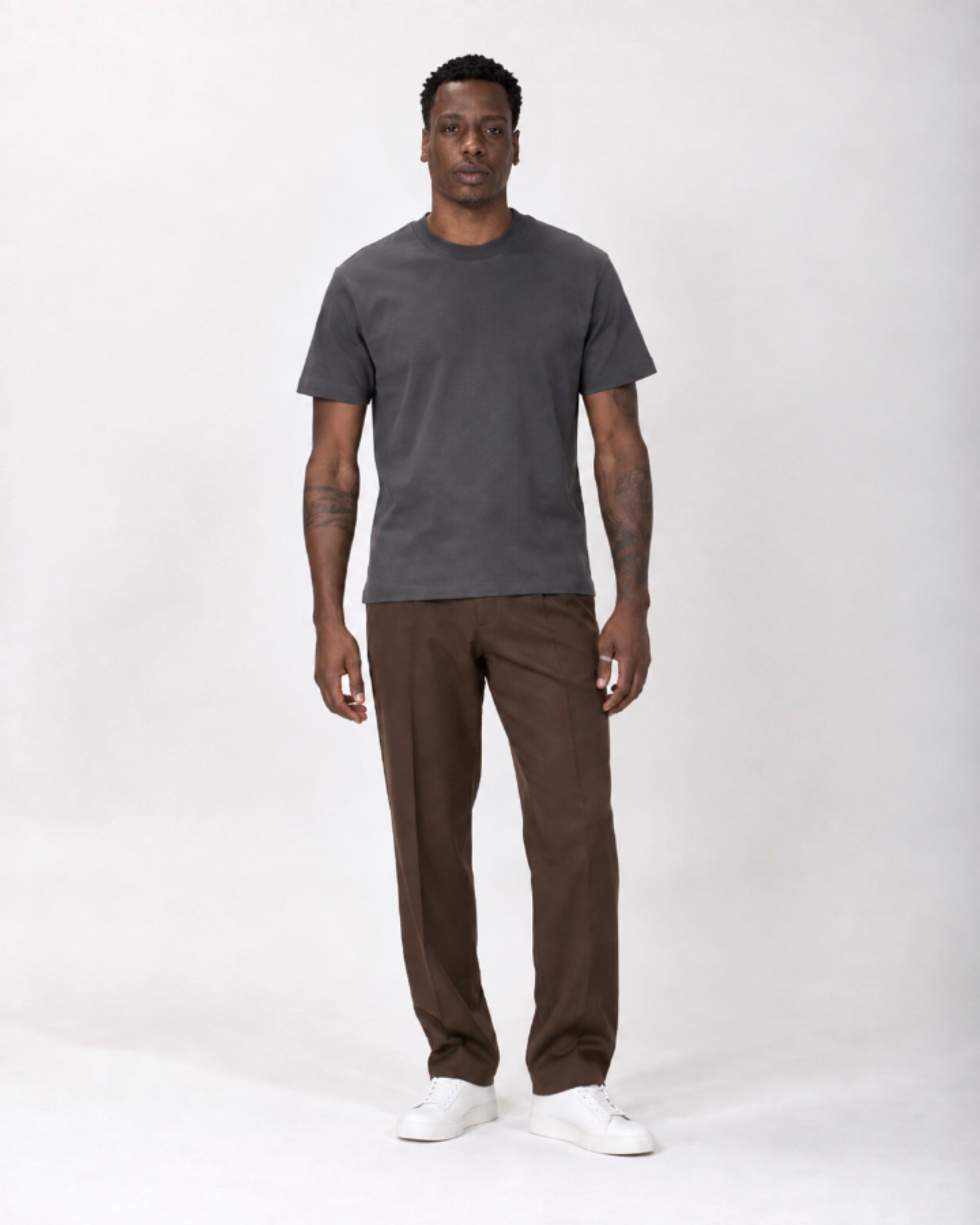 Camiseta Bossa Suedine Grafite