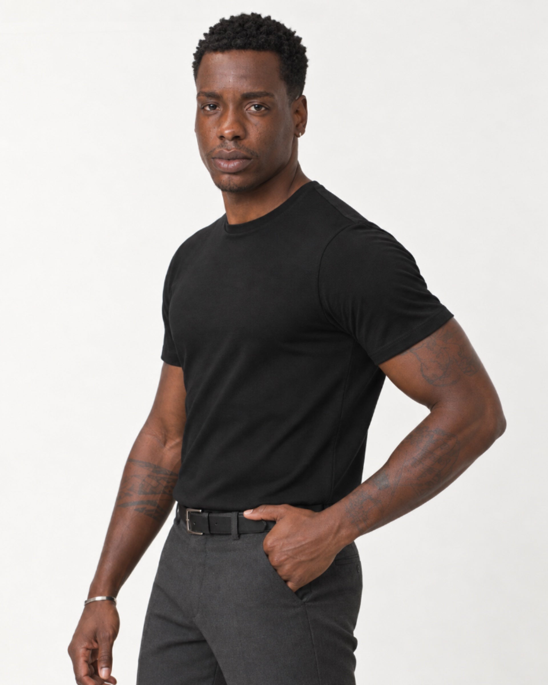 Camiseta Algodão Egípcio Premium Preto