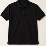 Camisa Polo Piquet Masculina Preta