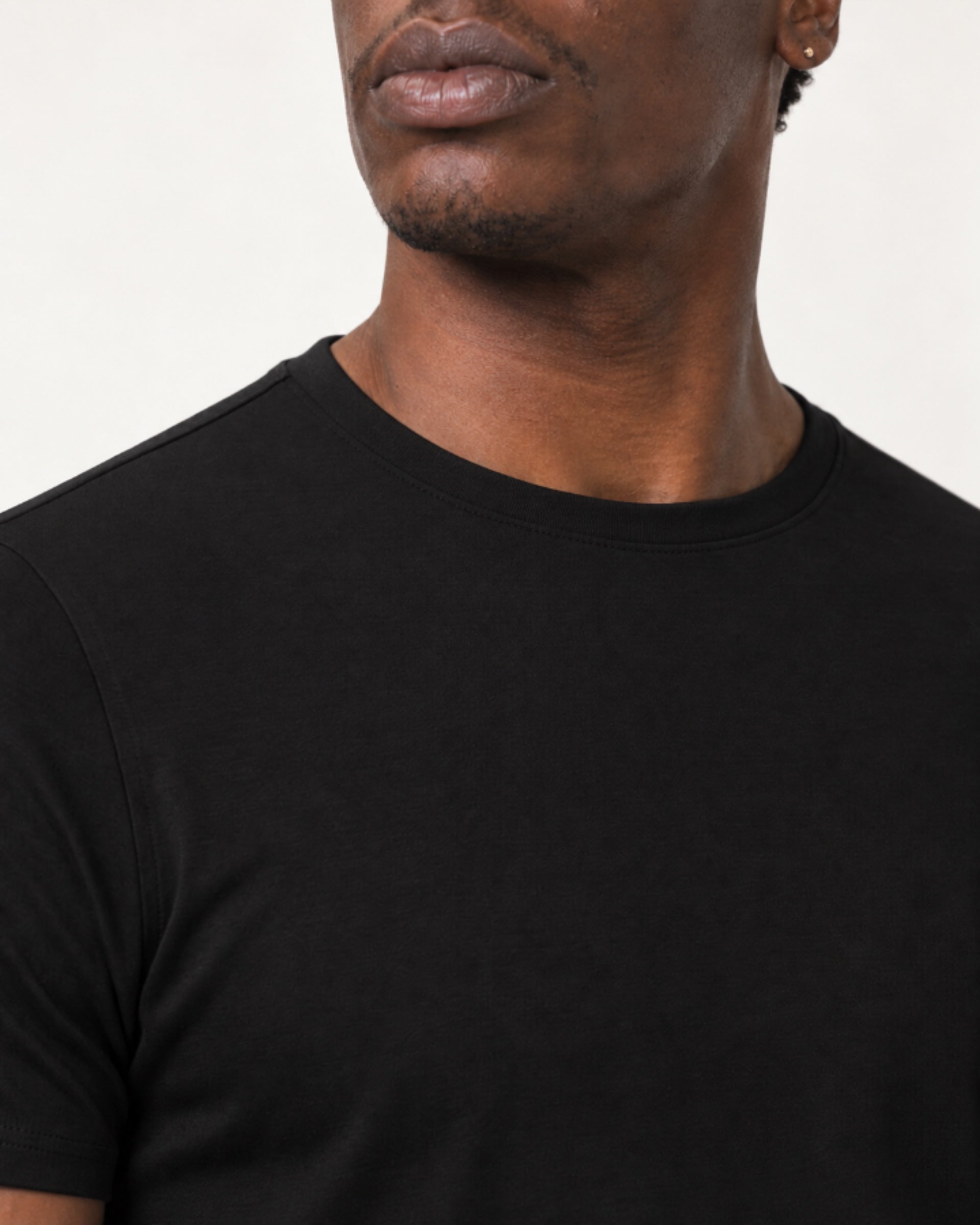 Camiseta Algodão Egípcio Premium Preto