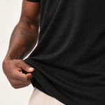 Camiseta Tecnológica Modal Masculina Preto