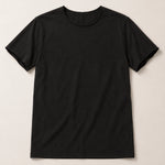 Camiseta Relax Pré-Lavada de Algodão Premium Preto