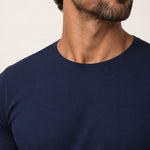 Camiseta Tecnológica Modal Masculina Azul Marinho