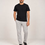 Camiseta Clássica Pré-Lavada de Algodão Premium Preto