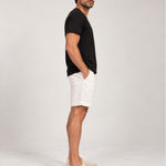 Camiseta Relax Pré-Lavada de Algodão Premium Preto
