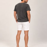 Camiseta Relax Pré-Lavada de Algodão Premium Grafite