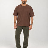 Camiseta Quadrilê Oversized Marrom