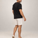 Camiseta Relax Pré-Lavada de Algodão Premium Preto