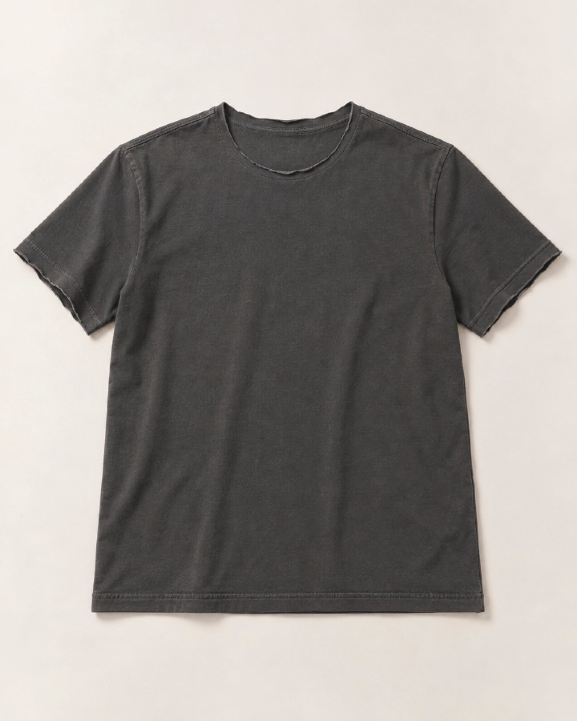 Camiseta Relax Pré-Lavada de Algodão Premium Grafite
