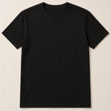 Camiseta Clássica Pré-Lavada de Algodão Premium Preto