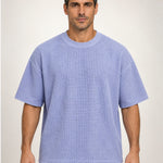 Camiseta Quadrilê Oversized Lavanda