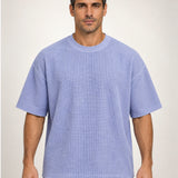 Camiseta Quadrilê Oversized Lavanda