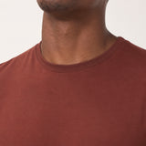 Camiseta Tecnológica Modal Masculina Marrom