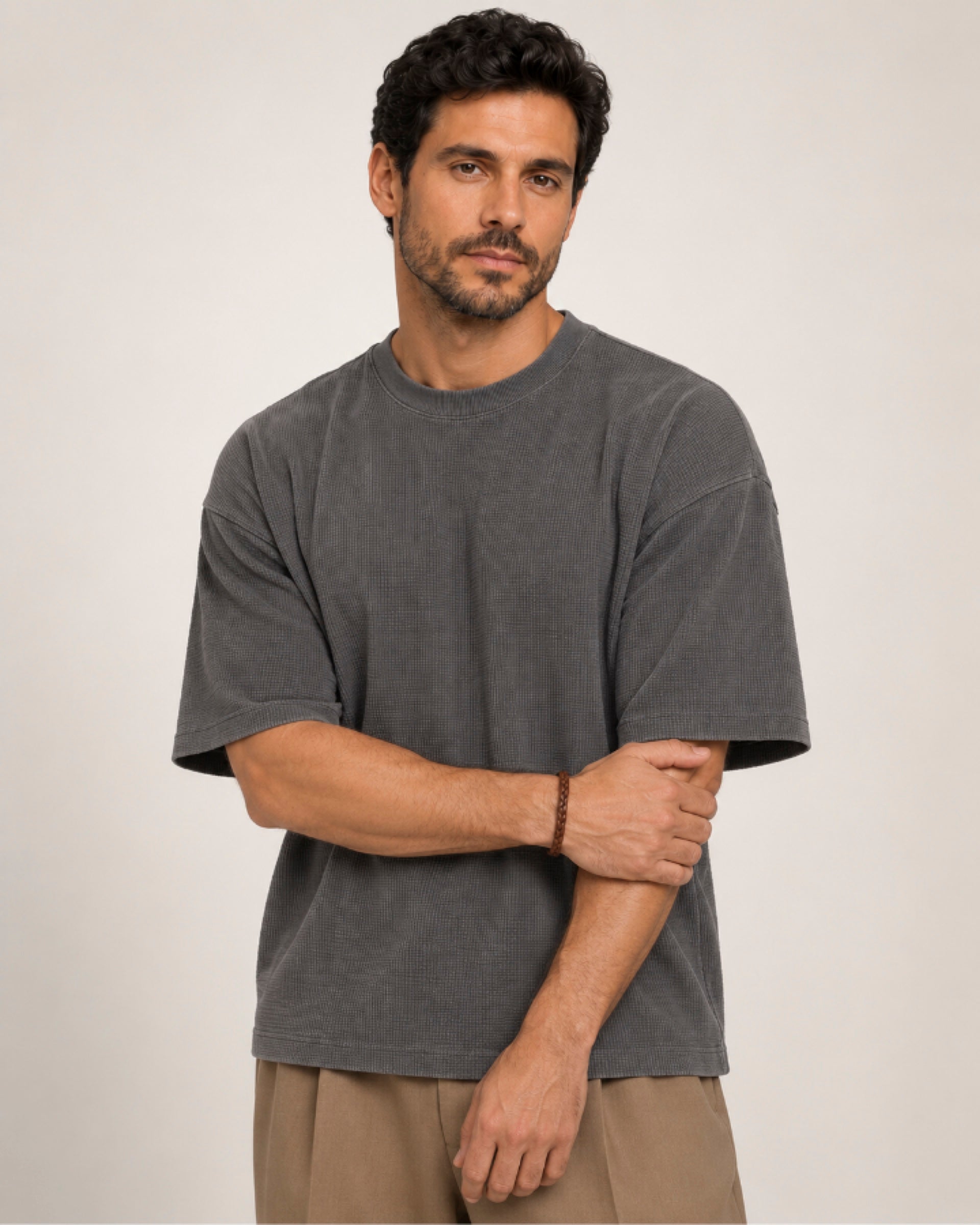Camiseta Quadrilê Oversized Grafite