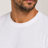 Camiseta Clássica Pré-Lavada de Algodão Premium Branco