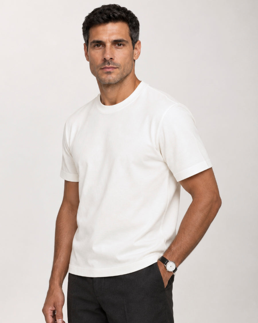 Camiseta Bossa Suedine Offwhite
