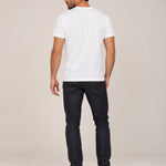 Camiseta Clássica Pré-Lavada de Algodão Premium Branco