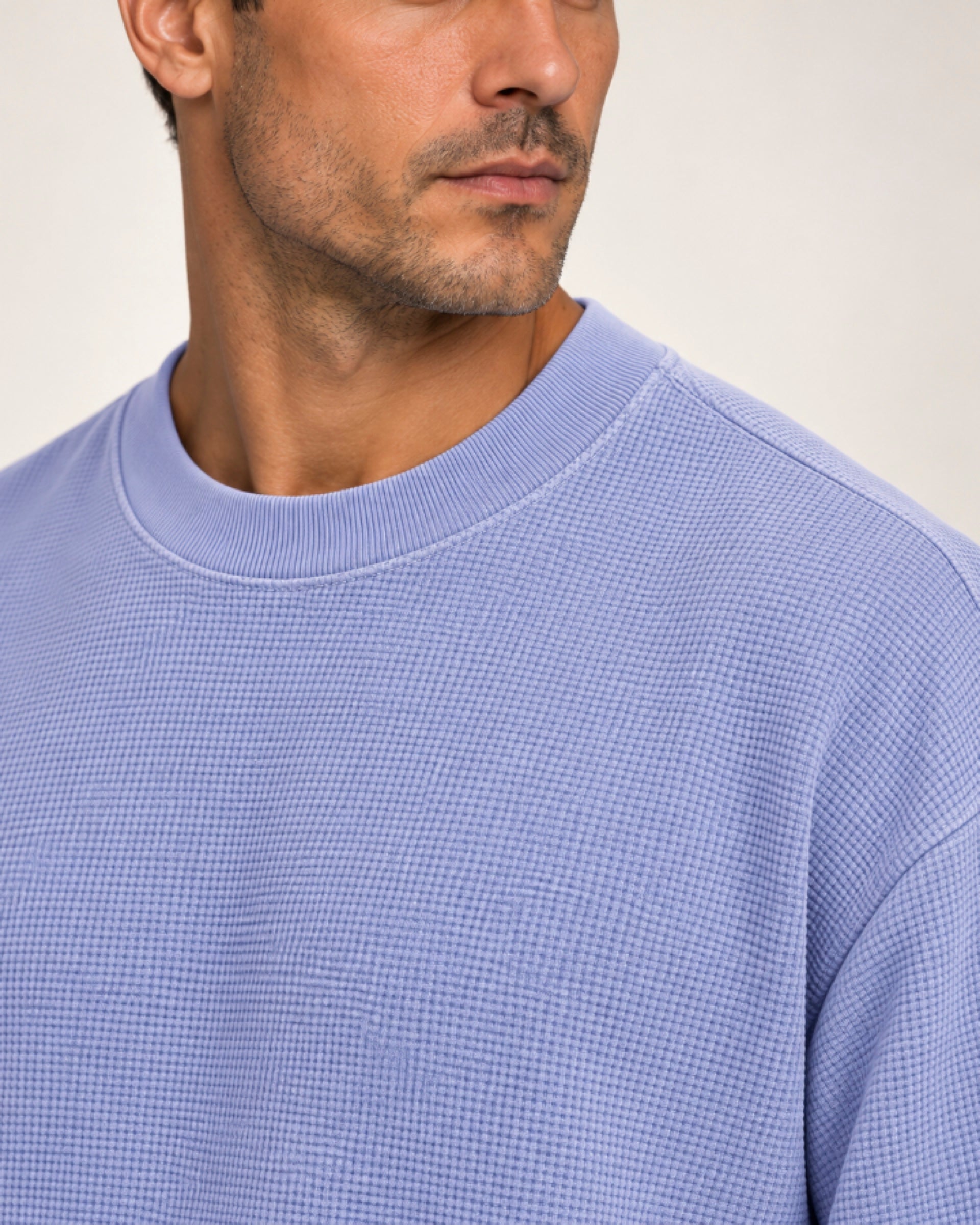 Camiseta Quadrilê Oversized Lavanda