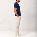 Camiseta Tecnológica Modal Masculina Azul Marinho