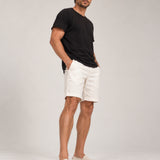 Camiseta Relax Pré-Lavada de Algodão Premium Preto