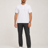 Camisa Polo Piquet Masculina Branca