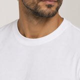 Camiseta Clássica Pré-Lavada de Algodão Premium Branco